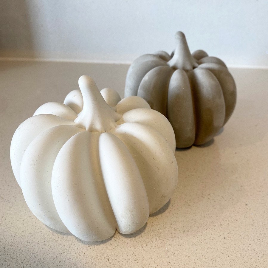Large Concrete Pumpkins | Halloween Decor | Autumn Decor | Fall