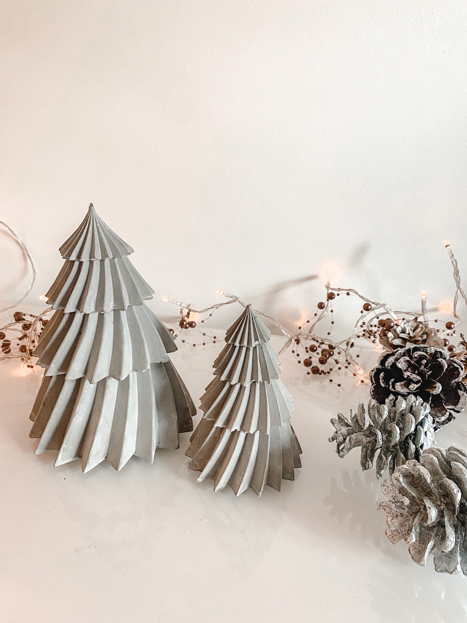 Concrete Christmas Trees | Christmas Decoration | Handmade Xmas Home Decor
