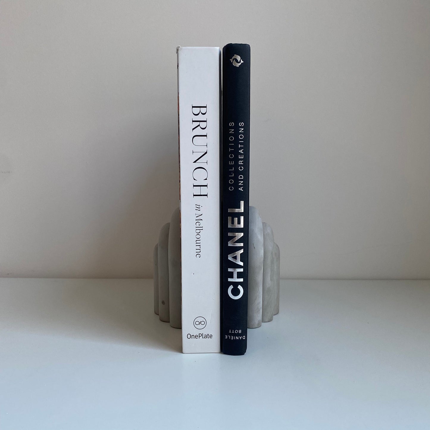 Concrete Arch Bookends | Book Holders | Modern Shelf Decor | Nordic Home Decor