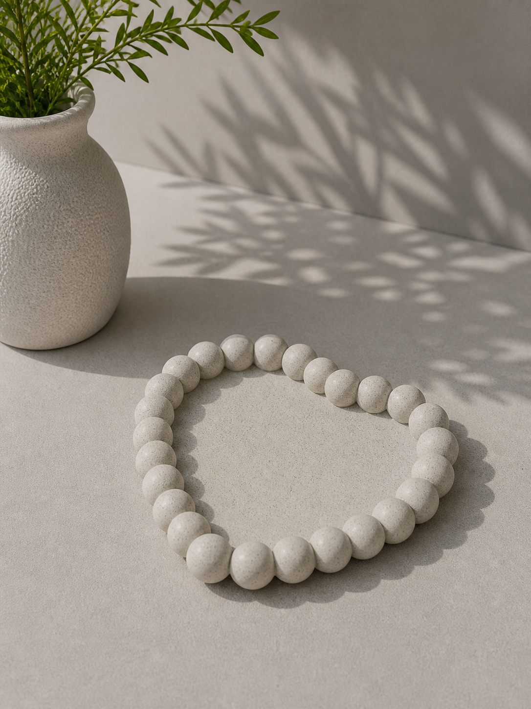 Concrete bubble heart coaster, decorative tray