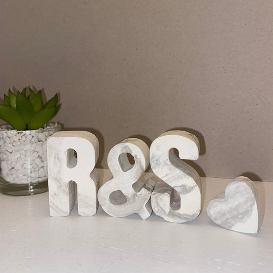 Concrete Letter Sets | Decorative Letters | Letters for the home