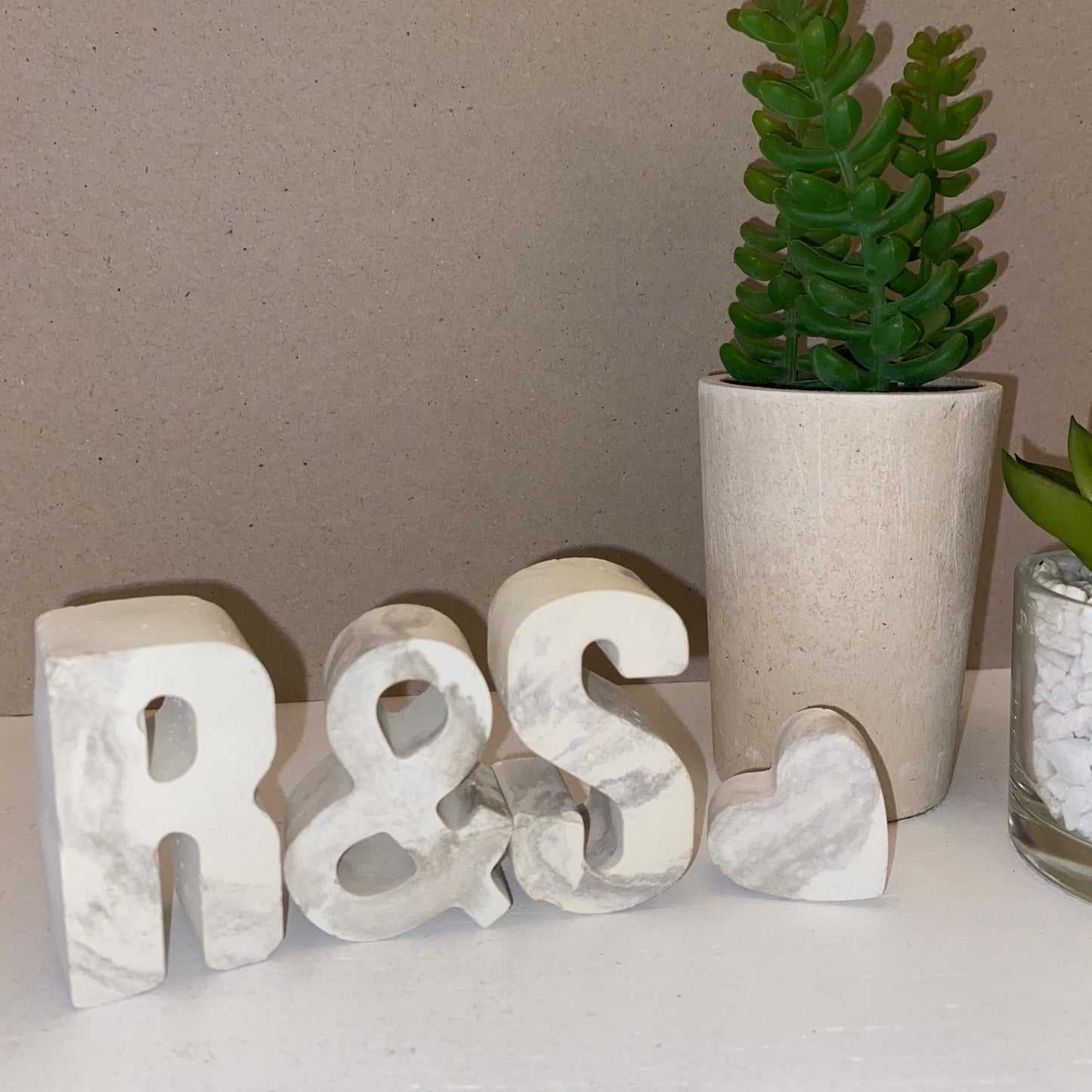 Concrete Letter Sets | Decorative Letters | Letters for the home