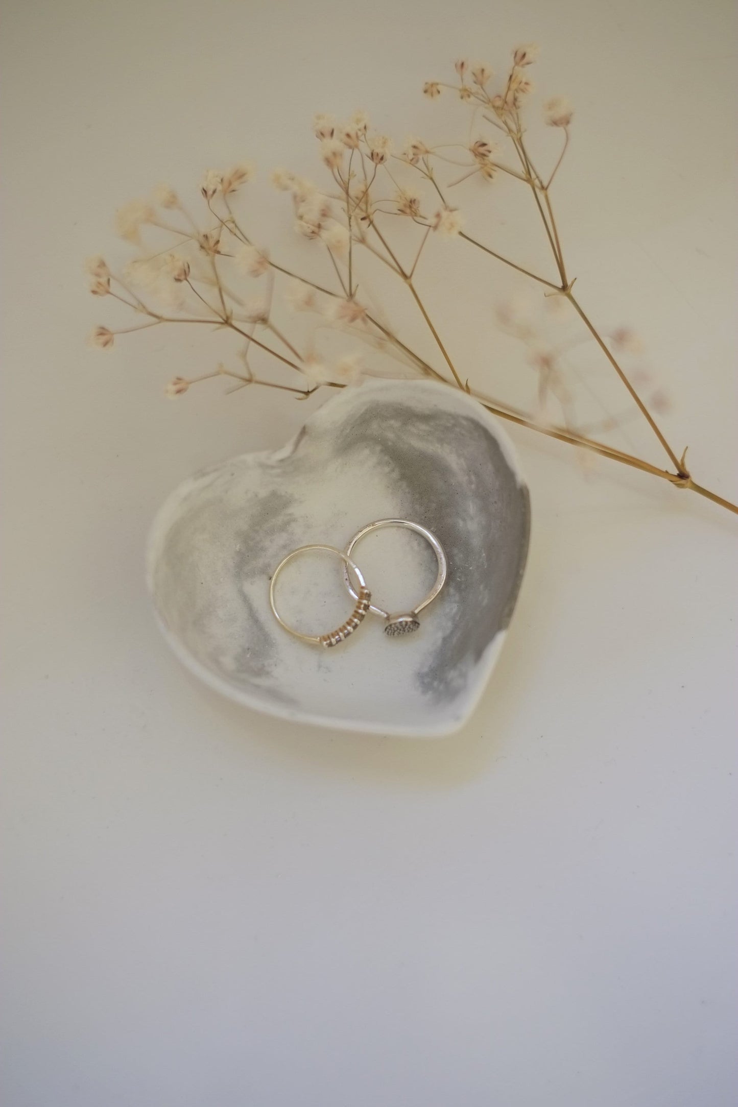 Concrete Heart Trinket Dish | Jewellery Dish