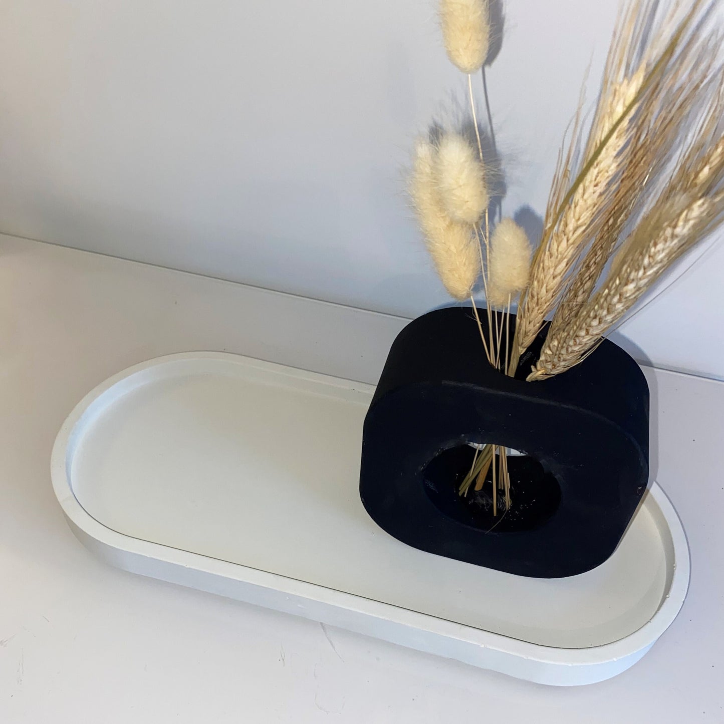 Concrete Large Oval Styling Tray | Display Tray | Decorative Tray