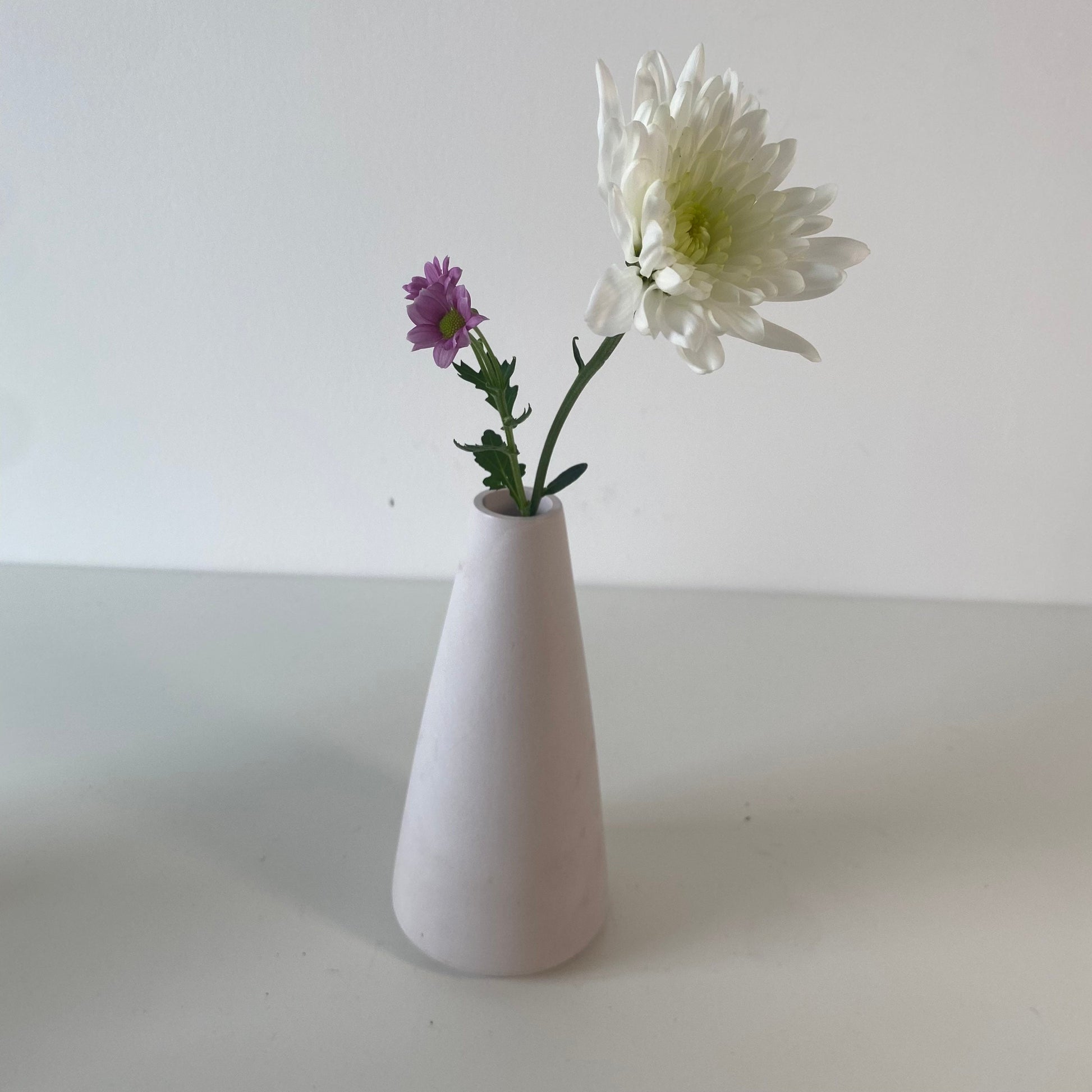 Concrete Minimal Tall Bud Vase | Decorative Vase | Dried Flower Vase