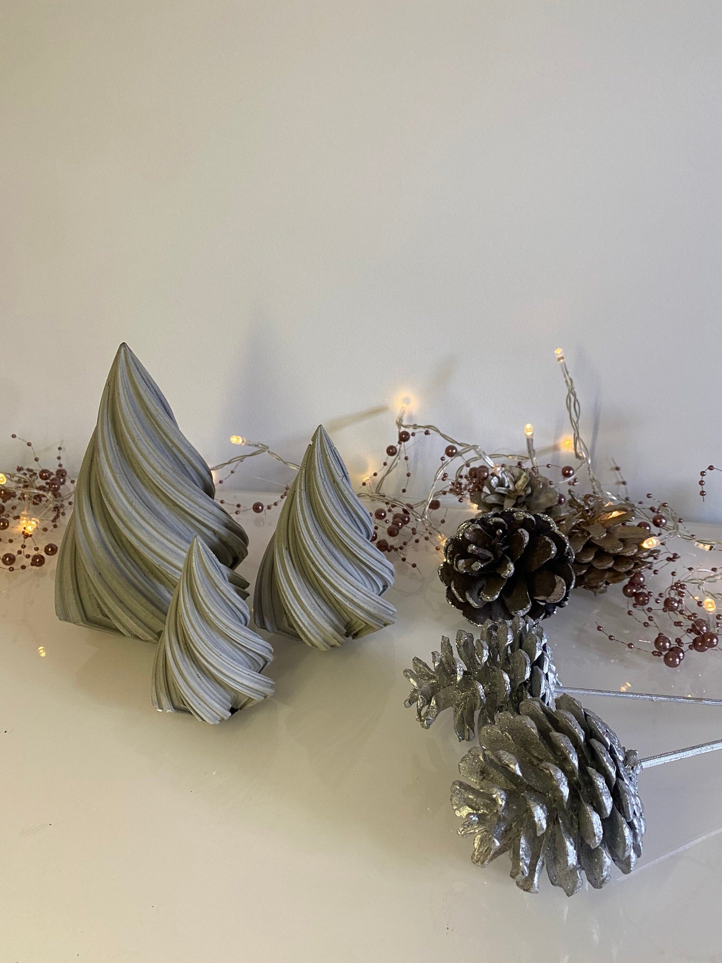 Concrete Christmas Trees | Christmas Decoration | Handmade Xmas Home Decor