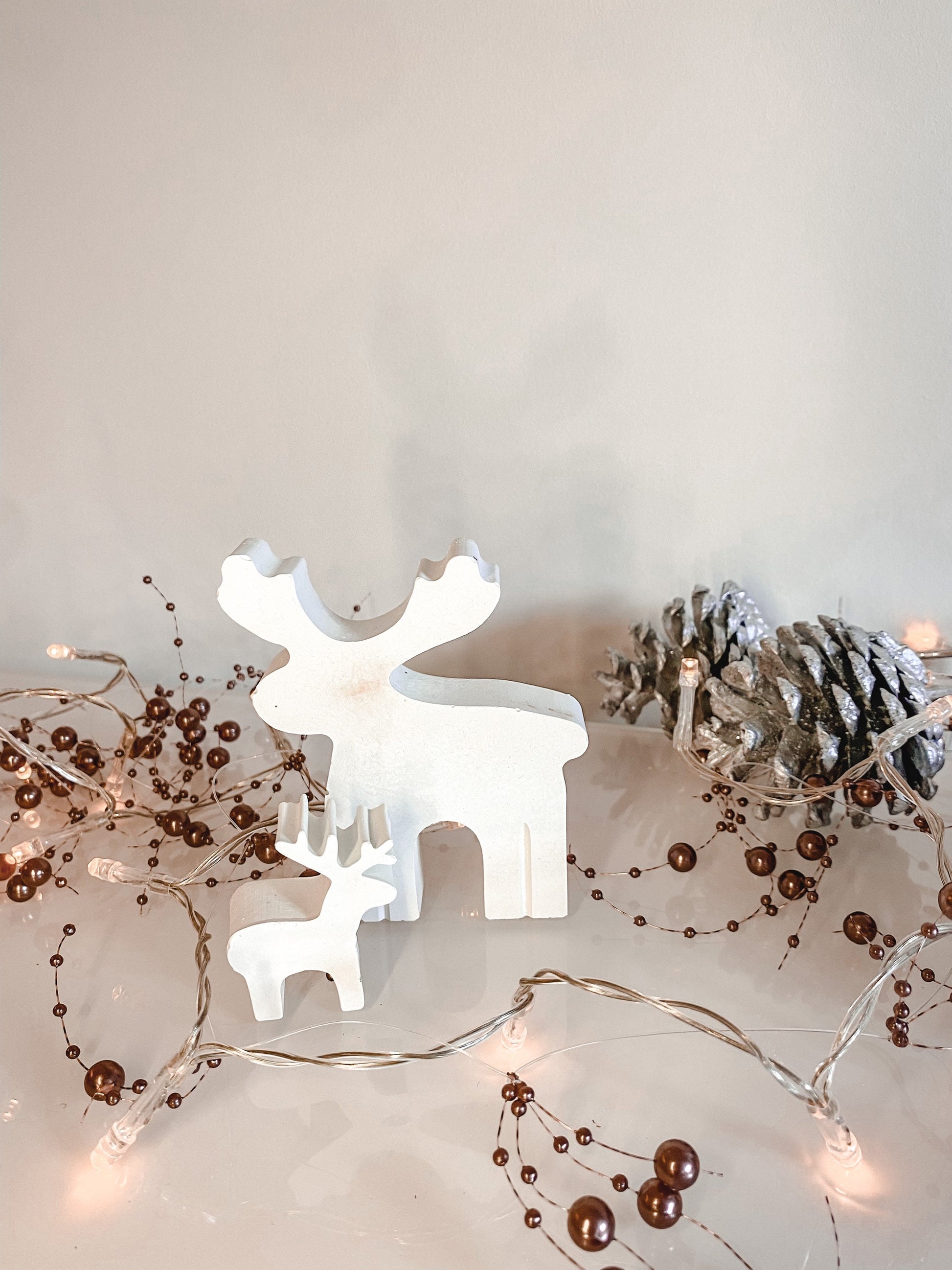 Concrete Reindeer | Winter Decor | Minimalist Christmas Decor | Xmas Elk