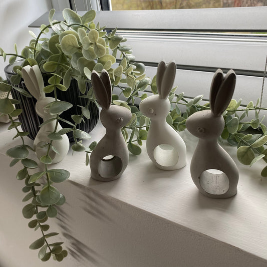 Concrete Easter Bunny | Easter Decor | Easter Rabbit | Styling Ornament